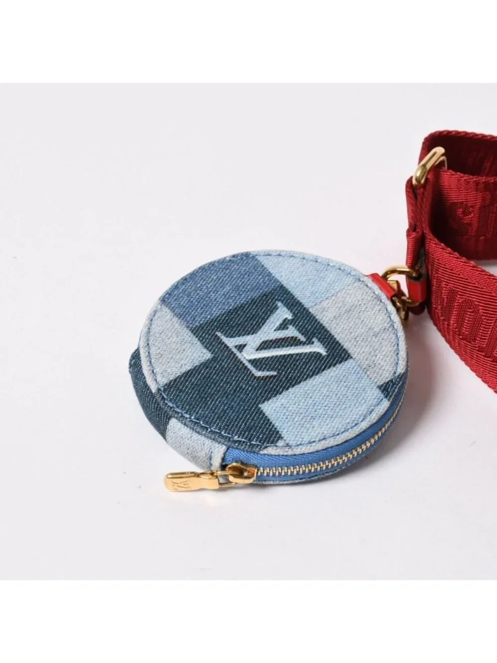 Louis Vuitton Multi Pochette Accessoires Pouch Denim Monogram